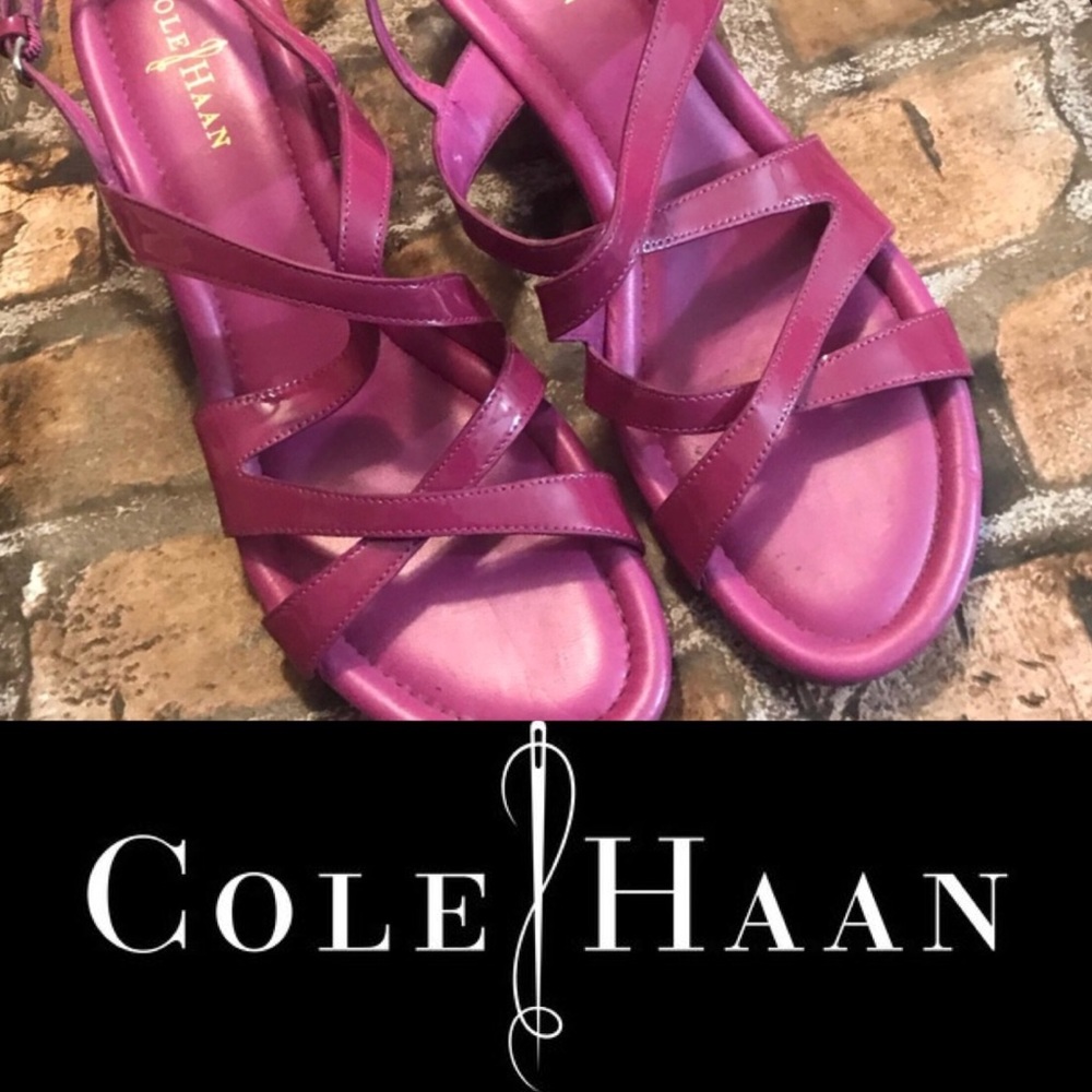 Cole Haan Fuchsia Nike Air Sandals 9AA